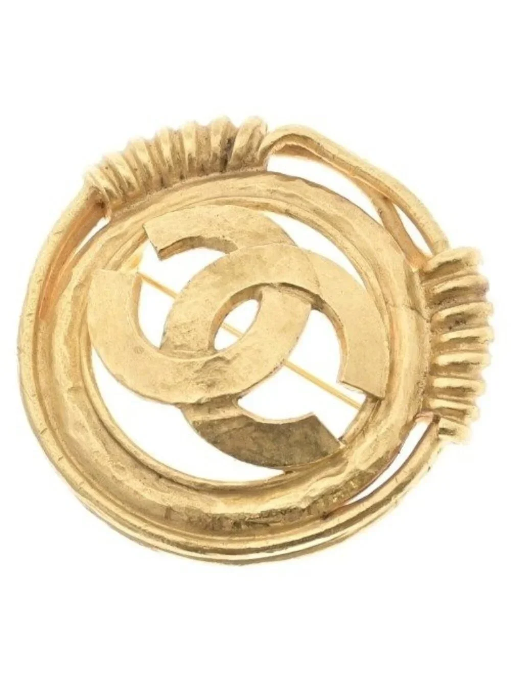Chanel Brooch Corsage Gold